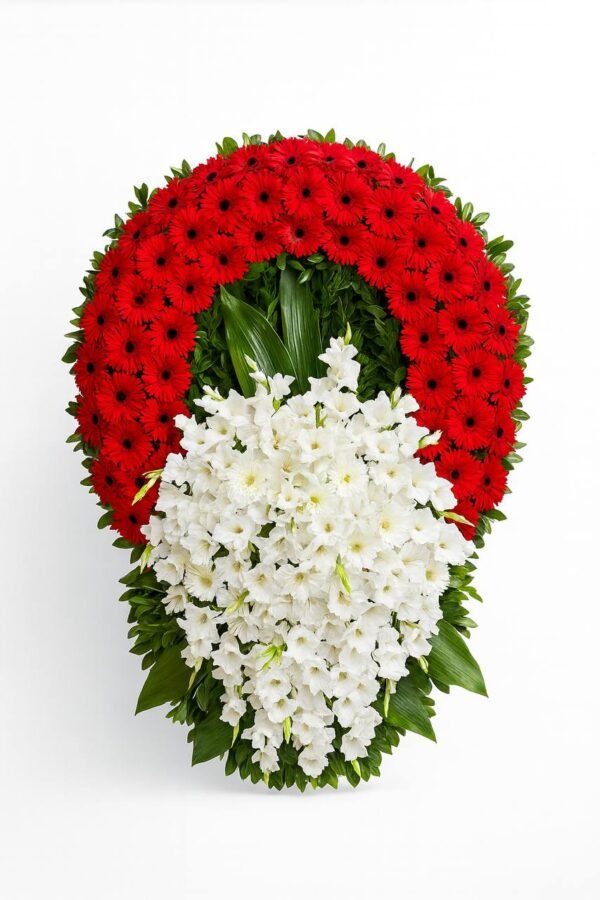 Gerbera Ve Lilyum Çelenk